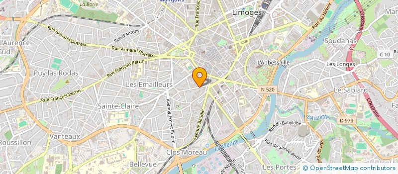 localisation de l'entreprise MONSIEUR FRANCOIS SALAGNAC à LIMOGES