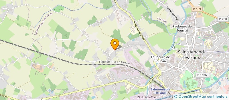 localisation de l'entreprise MONSIEUR FRANCOIS SALEMBIER  SAINT-AMAND-LES-EAUX