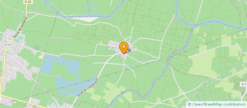 localisation de l'entreprise MONSIEUR FRANCOIS SANCHEZ  RAISSAC-D'AUDE