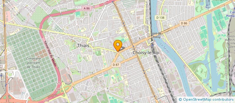 localisation de l'entreprise MONSIEUR FRANCOIS SANDEVOIR  CHOISY-LE-ROI