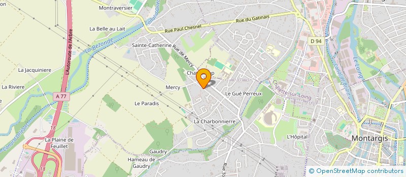 localisation de l'entreprise MONSIEUR FRANCOIS SANDJO OUABO  PANNES