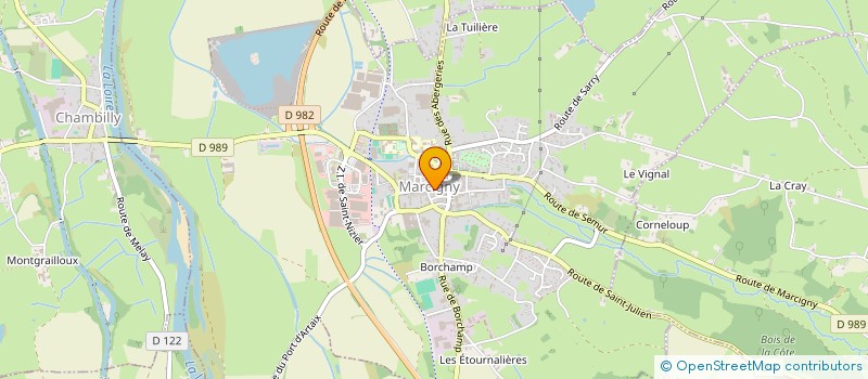 localisation de l'entreprise MONSIEUR FRANCOIS SANGIORGIO  MARCIGNY