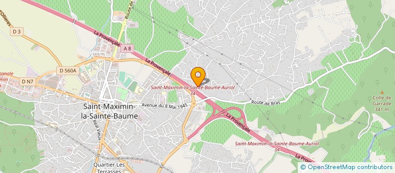 localisation de l'entreprise MONSIEUR FRANCOIS SANTIAGO à SAINT-MAXIMIN-LA-SAINTE-BAUME