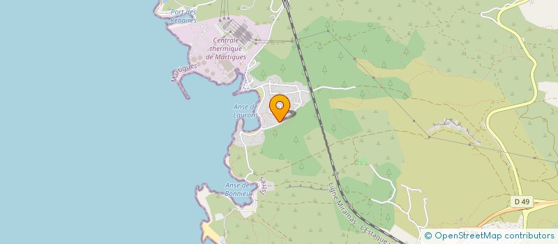 localisation de l'entreprise MONSIEUR FRANCOIS SANTIAGO  MARTIGUES