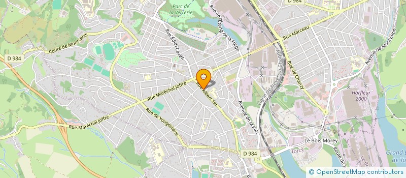 localisation de l'entreprise MONSIEUR FRANCOIS SANTO  LE CREUSOT