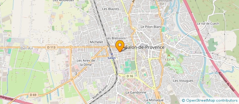 localisation de l'entreprise MONSIEUR FRANCOIS SANTON  SALON-DE-PROVENCE