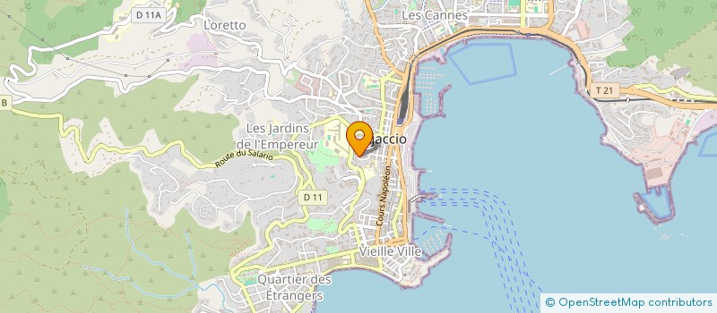 localisation de l'entreprise MONSIEUR FRANCOIS SANTONI  AJACCIO