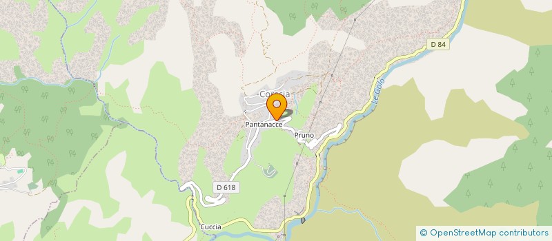 localisation de l'entreprise MONSIEUR FRANCOIS SANTUCCI à CORSCIA
