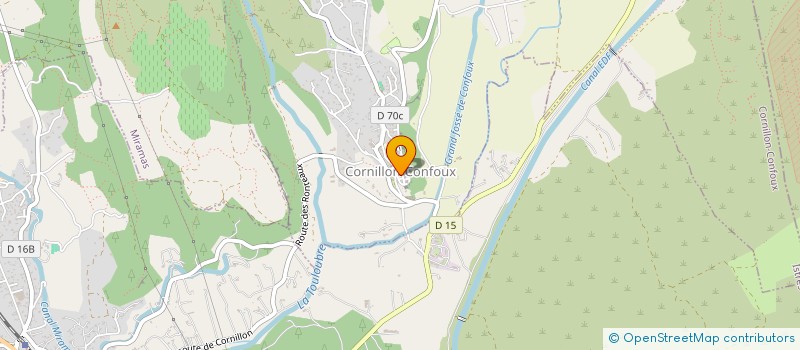 localisation de l'entreprise MONSIEUR FRANCOIS SANZ à CORNILLON-CONFOUX
