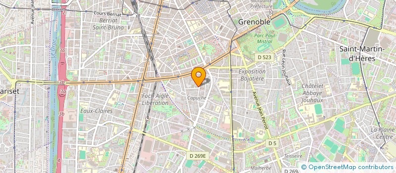 localisation de l'entreprise MONSIEUR FRANCOIS SARAGAGLIA à GRENOBLE