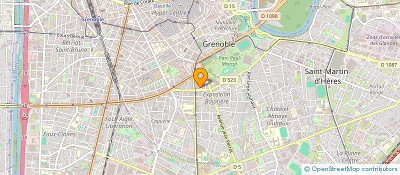 localisation de l'entreprise MONSIEUR FRANCOIS SARAGAGLIA à GRENOBLE