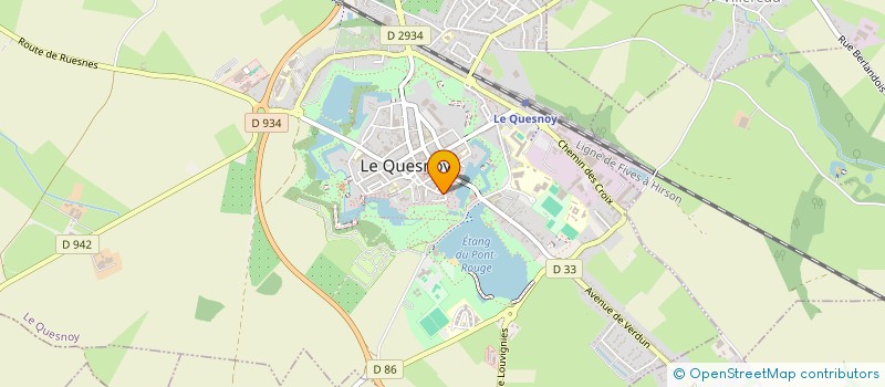 localisation de l'entreprise MONSIEUR FRANCOIS SAROT  LE QUESNOY