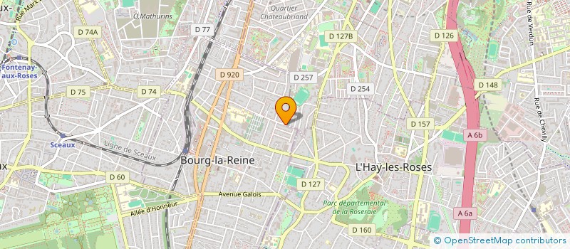 localisation de l'entreprise MONSIEUR FRANCOIS SASSIN à BOURG-LA-REINE