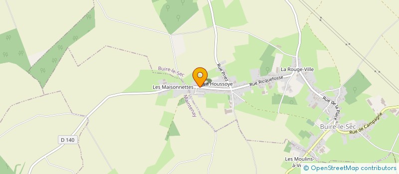 localisation de l'entreprise MONSIEUR FRANCOIS SAUGUET à BUIRE-LE-SEC