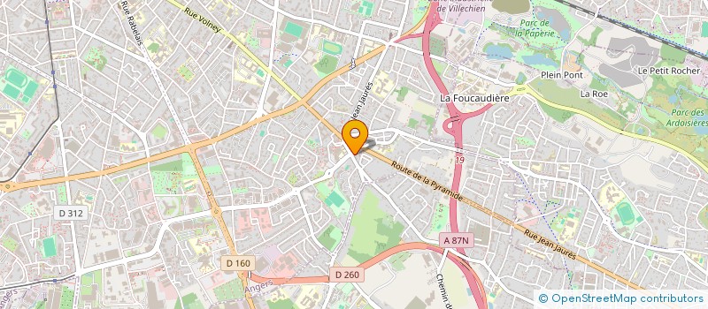 localisation de l'entreprise MONSIEUR FRANCOIS SAULNIER à ANGERS