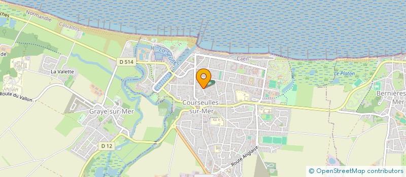 localisation de l'entreprise MONSIEUR FRANCOIS SAUNIER  COURSEULLES-SUR-MER