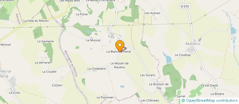 localisation de l'entreprise MONSIEUR FRANCOIS SAUNOIS à FAY