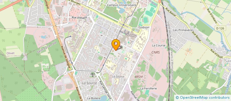 localisation de l'entreprise MONSIEUR FRANCOIS SAUSER à ORLEANS