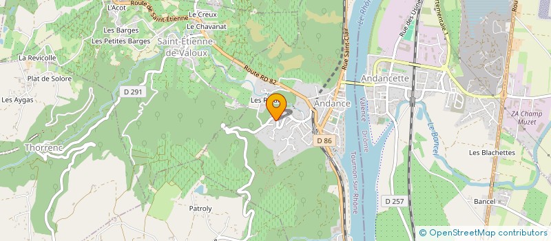 localisation de l'entreprise MONSIEUR FRANCOIS SAUTRON  ANDANCE