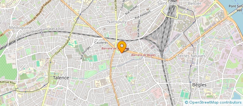 localisation de l'entreprise MONSIEUR FRANCOIS SAUX-JEAN  BORDEAUX