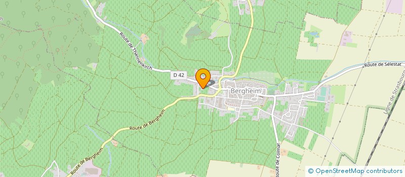 localisation de l'entreprise MONSIEUR FRANCOIS SCHEIDECKER  BERGHEIM