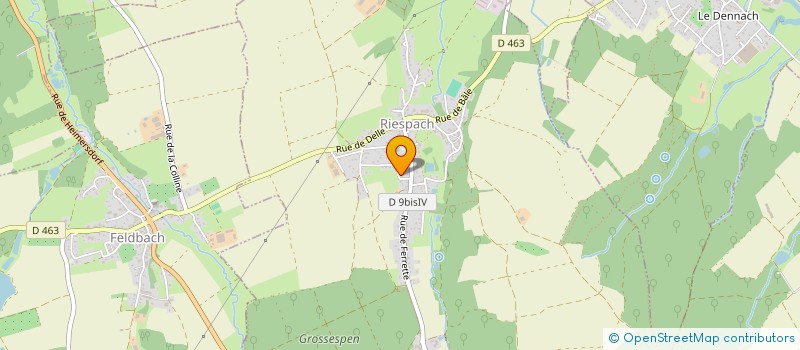 localisation de l'entreprise MONSIEUR FRANCOIS SCHERER  RIESPACH