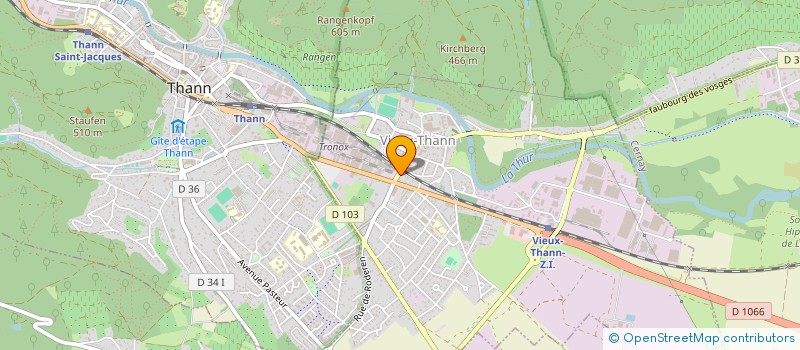 localisation de l'entreprise MONSIEUR FRANCOIS SCHERR  VIEUX-THANN