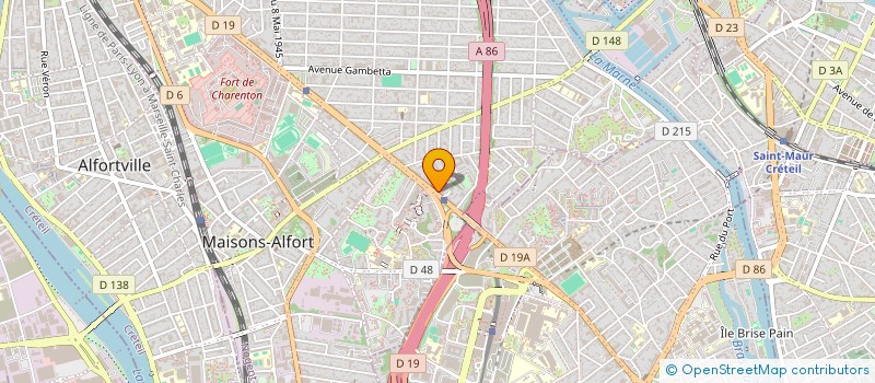 localisation de l'entreprise MONSIEUR FRANCOIS SCHOUTHEER  MAISONS-ALFORT