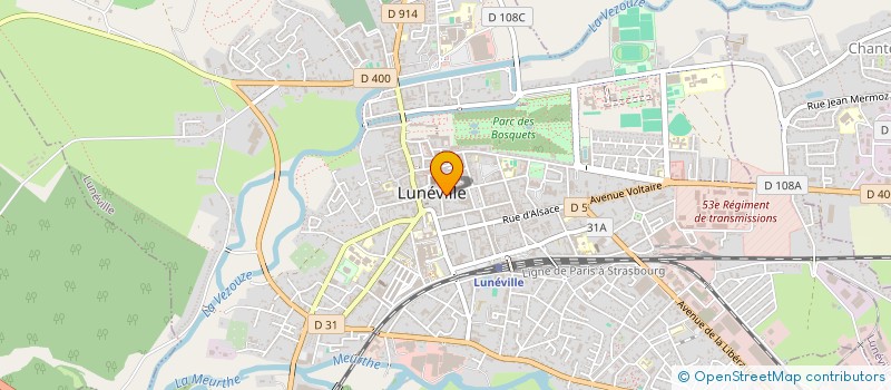 localisation de l'entreprise MONSIEUR FRANCOIS SCHWARTZ à LUNEVILLE