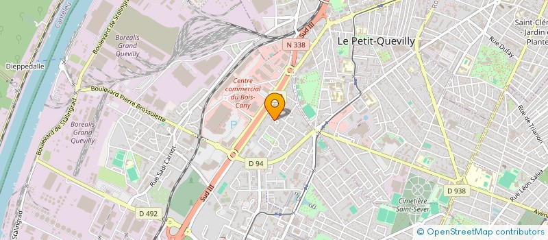 localisation de l'entreprise MONSIEUR FRANCOIS SEGALEN  LE GRAND-QUEVILLY