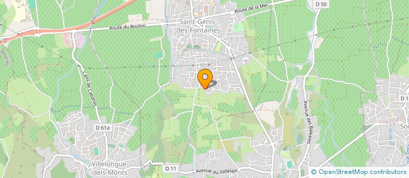 localisation de l'entreprise MONSIEUR FRANCOIS SEGURA  SAINT-GENIS-DES-FONTAINES