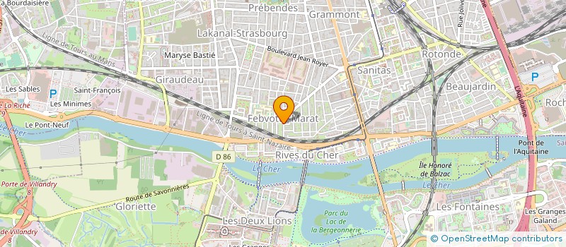 localisation de l'entreprise MONSIEUR FRANCOIS SEJEAU à TOURS