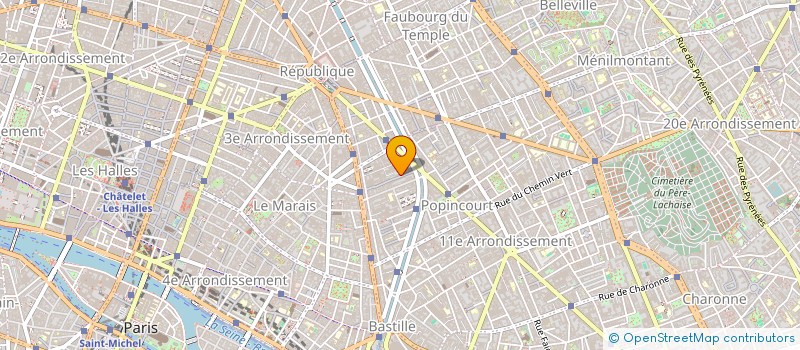 localisation de l'entreprise MONSIEUR FRANCOIS SEJOURNE  PARIS