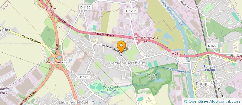 localisation de l'entreprise MONSIEUR FRANCOIS SELLIER  FLERS-EN-ESCREBIEUX