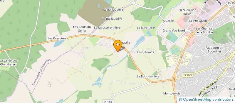 localisation de l'entreprise MONSIEUR FRANCOIS SENECHAL  LOCHES