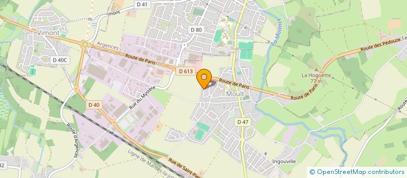 localisation de l'entreprise MONSIEUR FRANCOIS SENECHAL  MOULT-CHICHEBOVILLE