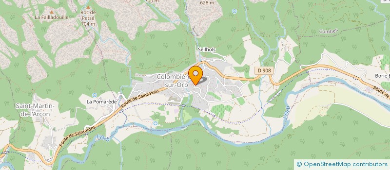 localisation de l'entreprise MONSIEUR FRANCOIS SERTORI à COLOMBIERES-SUR-ORB