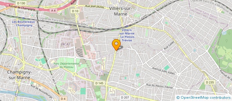 localisation de l'entreprise MONSIEUR FRANCOIS SEVERIN à VILLIERS-SUR-MARNE