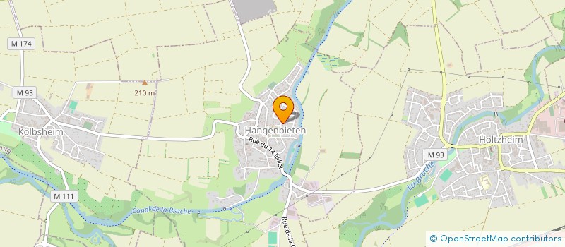 localisation de l'entreprise MONSIEUR FRANCOIS SGRO  HANGENBIETEN