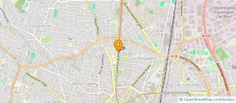 localisation de l'entreprise MONSIEUR FRANCOIS SIDNEY à DIJON
