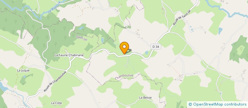 localisation de l'entreprise MONSIEUR FRANCOIS SIGNARBIEUX  CHAMBOULIVE