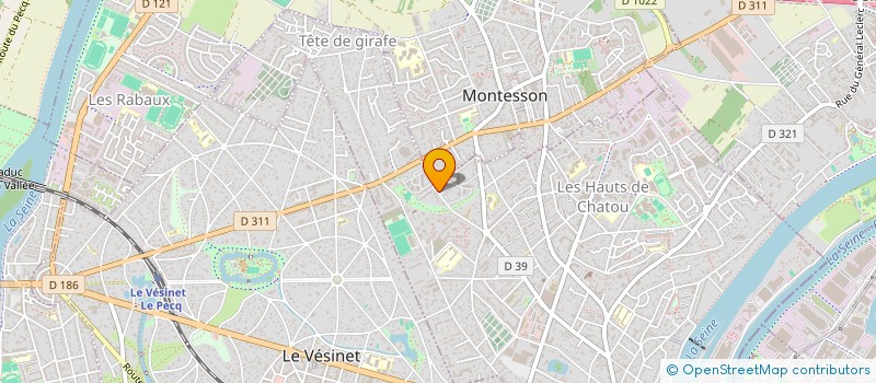 localisation de l'entreprise MONSIEUR FRANCOIS SILHOL  CHATOU