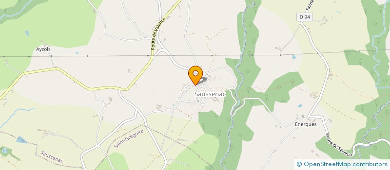 localisation de l'entreprise MONSIEUR FRANCOIS SIMON  SAUSSENAC