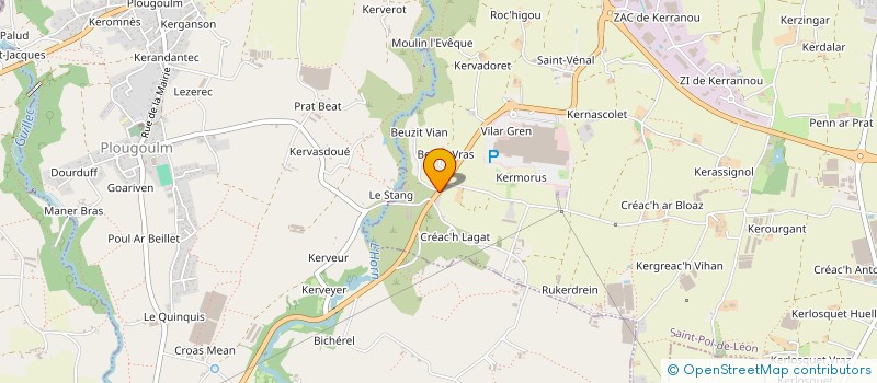 localisation de l'entreprise MONSIEUR FRANCOIS SIMON  SAINT-POL-DE-LEON