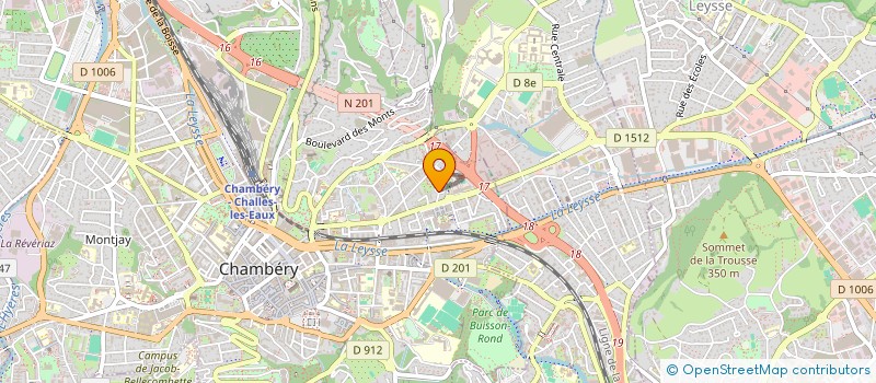 localisation de l'entreprise MONSIEUR FRANCOIS SIMOND à CHAMBERY