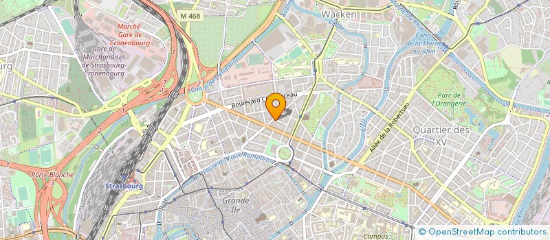 localisation de l'entreprise MONSIEUR FRANCOIS SIMONNET à STRASBOURG
