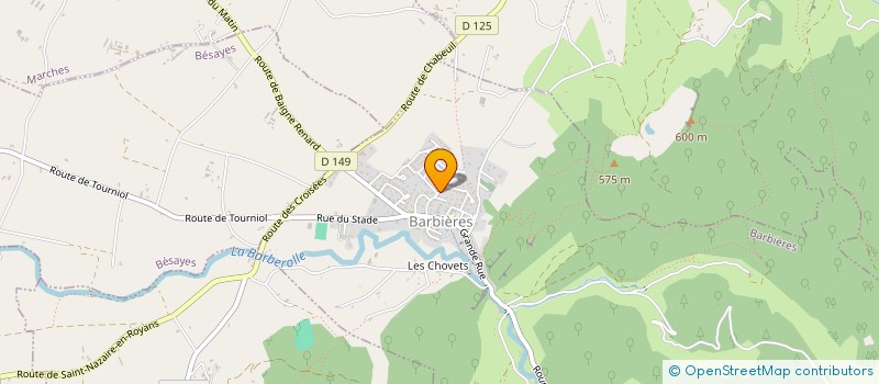 localisation de l'entreprise MONSIEUR FRANCOIS SIVIGNON  BARBIERES