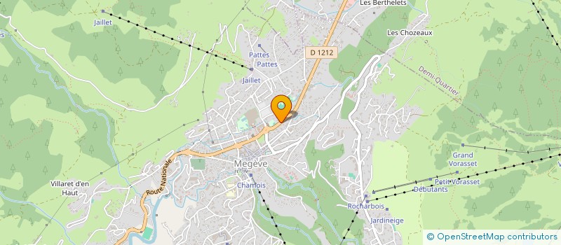 localisation de l'entreprise MONSIEUR FRANCOIS SOCQUET  MEGEVE