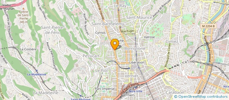 localisation de l'entreprise MONSIEUR FRANCOIS SOLARI à NICE