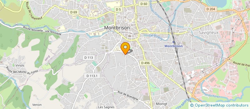 localisation de l'entreprise MONSIEUR FRANCOIS SOLITO à MONTBRISON
